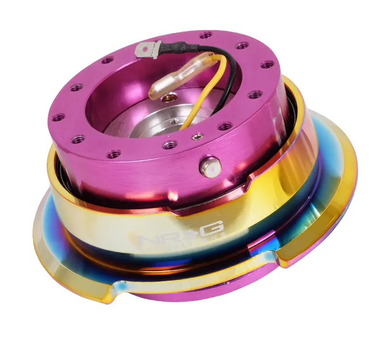 Nrg Quick Release 2.8 - Purple Body/Neo Chrome Ring - Srk-280Pp-Mc 1