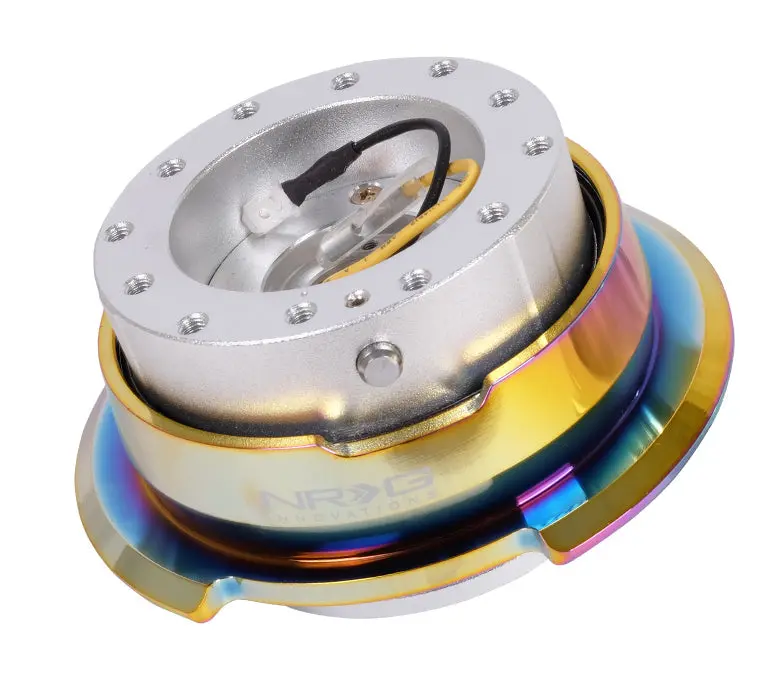 Nrg Quick Release 2.8 - Silver Body/Neochrome Ring - Srk-280Sl-Mc 1