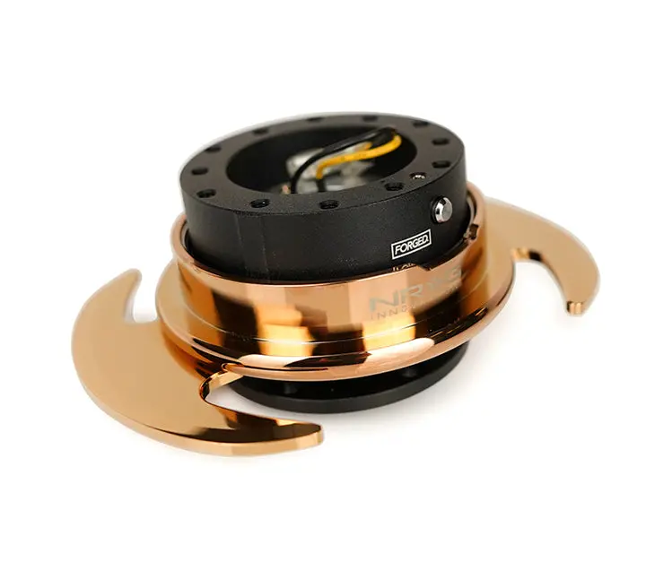 Nrg Quick Release 3.0 - Black Body/Chrome Rose Gold Ring W/ Handles - Srk-650Bk-Crg 1