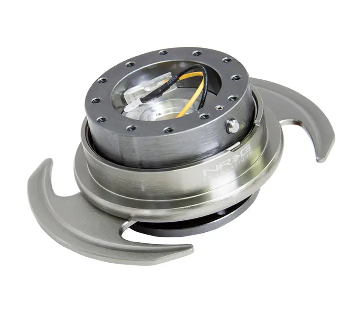 Nrg Quick Release 3.0 - Gun Metal Body/Gun Metal Ring W/ Handles - Srk-650Gm 1