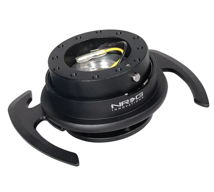 Nrg Quick Release 4.0 - Black Body / Black Ring W/ Handles - Srk-700Bk 1