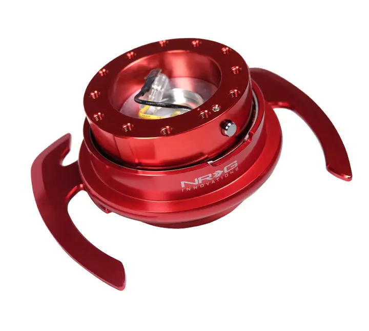 Nrg Quick Release 4.0 - Red Body / Red Ring W/ Handles - Srk-700Rd 1