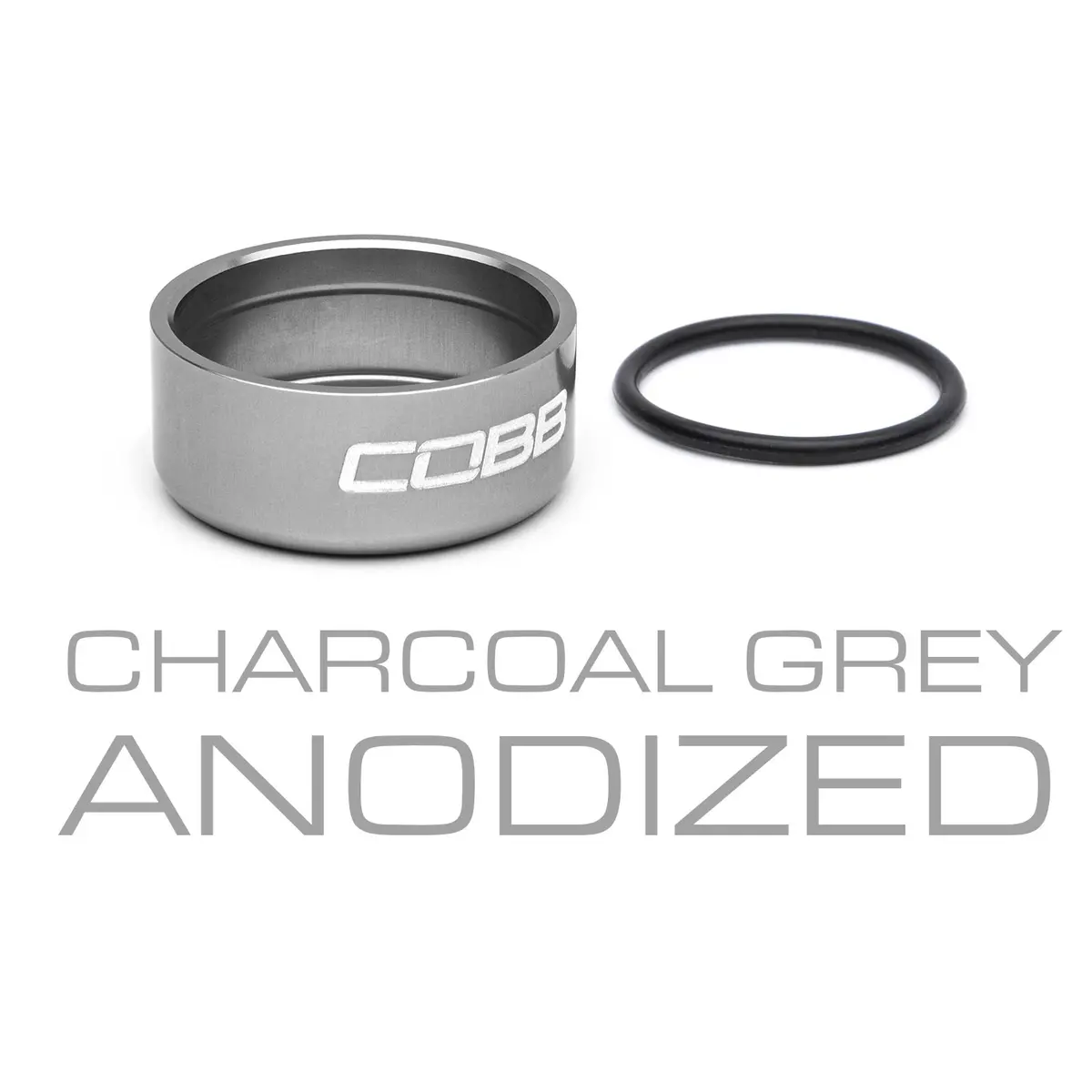 Cobb Tuning Knob Trim Ring For Cobb Weighted Knob - Charcoal Grey Anodized - Sub-001-422-Charcoal-Grey 1