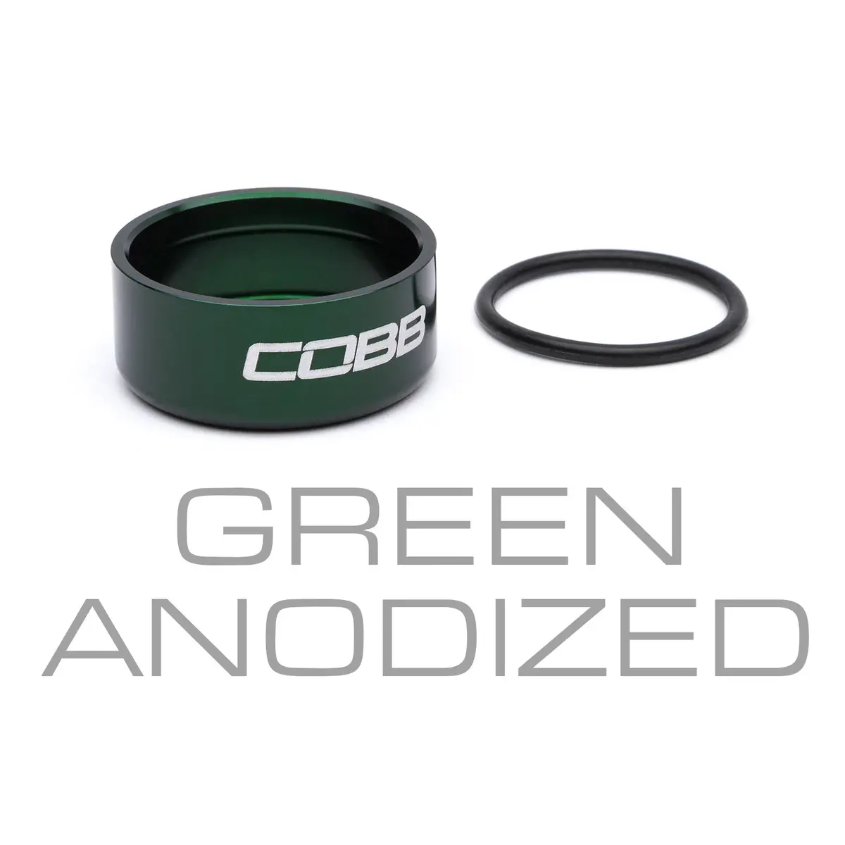 Cobb Tuning Knob Trim Ring For Cobb Weighted Knob - Green Anodized - Sub-001-422-Green 1