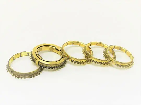 Synchrotech 1-5 Brass Synchro Set - Honda Prelude H22 M2y4 M2f4 M2a4 - Syn109b 1
