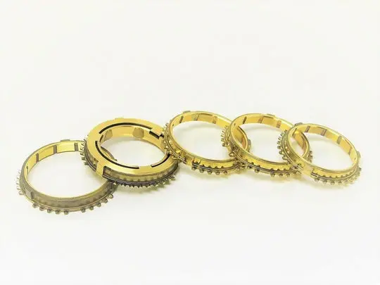 Synchrotech 1-5 Brass Synchro Set (Dual Cone 2Nd) - Honda Accord 1992-2002 - Syn115-3B 1