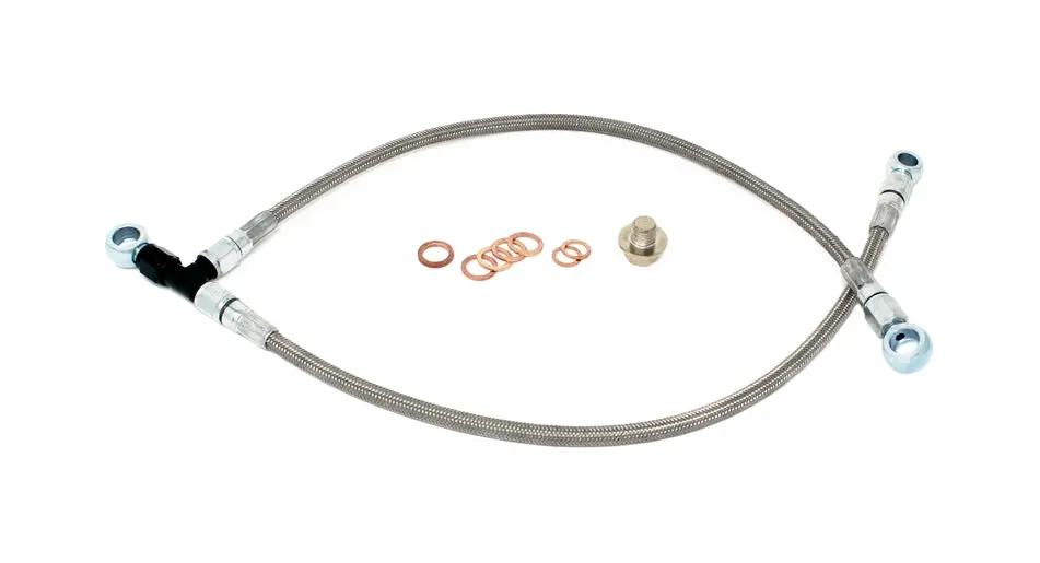 Torque Solution Turbo Oil Feed Line Kit - Subaru Ej Stock Location - Ts-Su-577 1