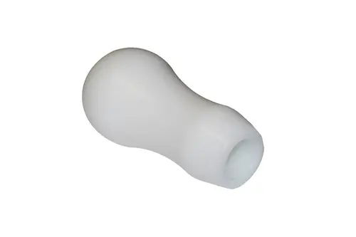 Torque Solution Delrin Tear Drop Tall Shift Knob (White): Universal 12X1.25 - Ts-Uni-144W 1