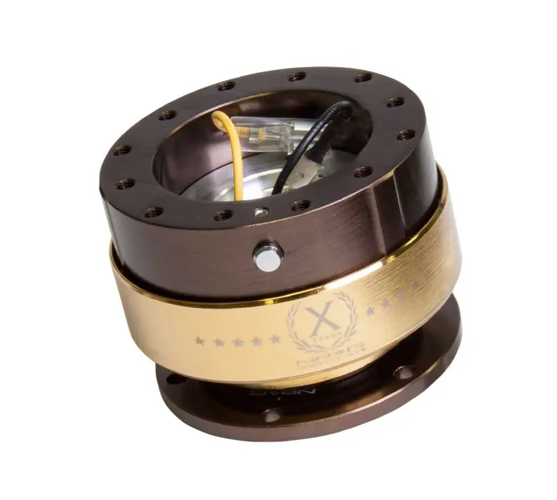 Nrg Quick Release 2.0 - Black Body/Chrome Gold Ring - Srk-200Bk-Cg 1