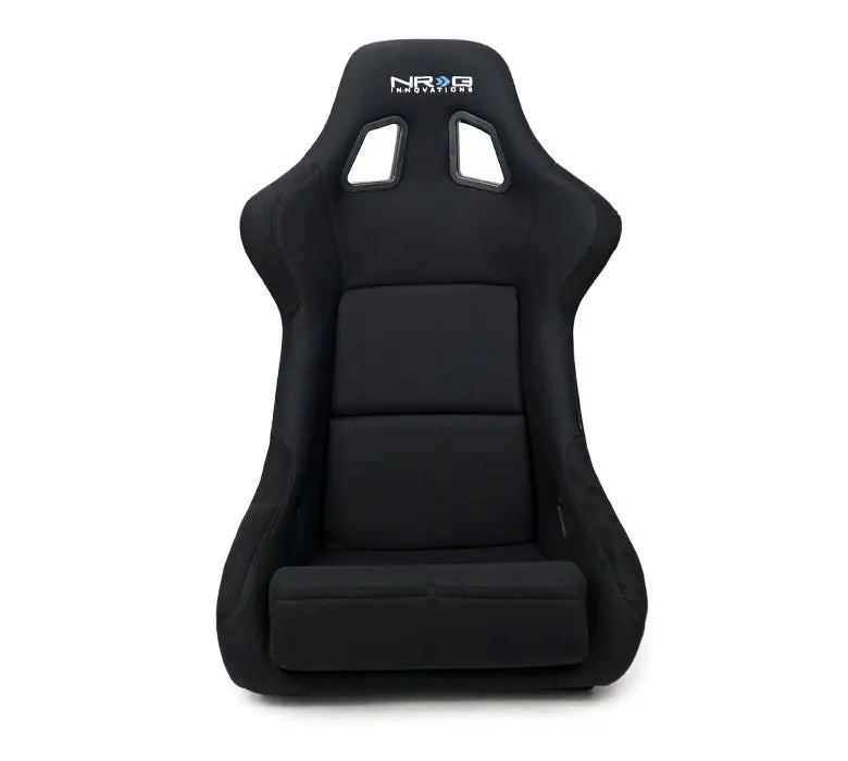 Nrg Carbon Fiber Bucket Seat (Large), Cloth, Blue Carbon Back Finish - Rsc-302Cf/Bl 1