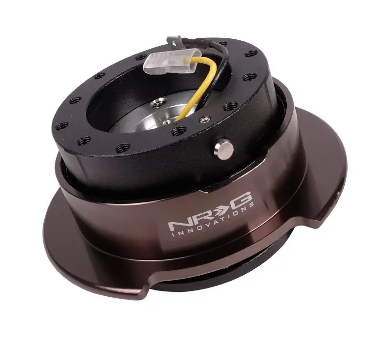 Nrg Quick Release 2.5 - Black/Black Chrome Ring 2.5 - Srk-250Bkc 1