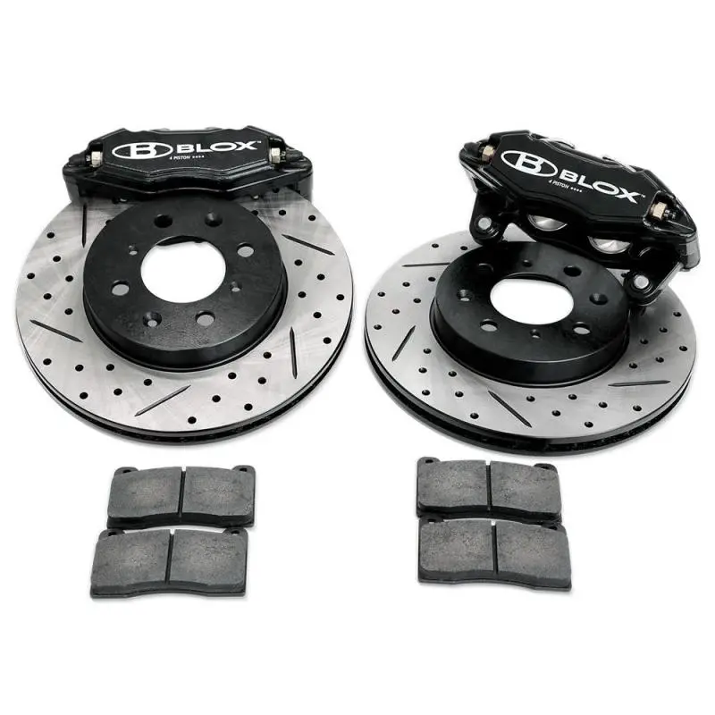 Blox Racing 92-95 Honda Civic Tuner Series Front Brake Upgrade Kit - Bxbs-10501 1