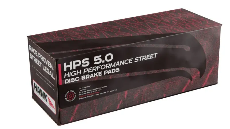 Hawk Hps 5.0 Street Front Brake Pads - 08-10 Bmw M6 Base 5.0L - Hb676b.780 1