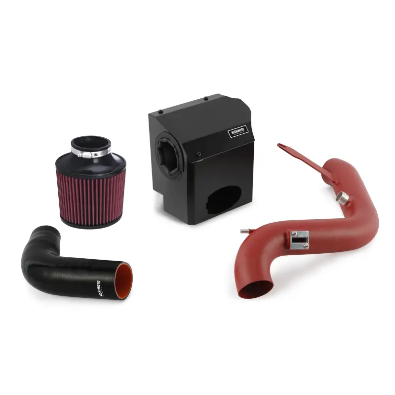 Mishimoto 14-15 Ford Fiesta St 1.6L Performance Air Intake Kit - Wrinkle Red - Mmai-Fist-14Wrd 1