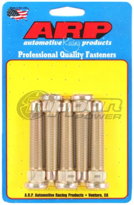 Arp Wheel Stud Kit -  17-24 Civic Type-R Fk8 Fl5 Extended Length - 5 Pack M14x1.50, 3.000" Uhl - 100-7744 1