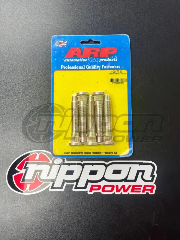 Arp Wheel Stud Kit -  93+ Mazda Rx7 Extended Length - 5 Pack M12x1.50 2.750" Uhl - 100-7743 1