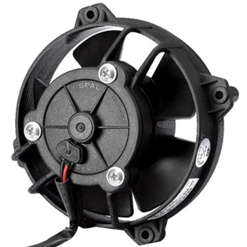 Spal 4.00" Inch Electric Fan Pusher Style Low Profile 124 Cfm 5 Paddle Style Blades - 30103009 1