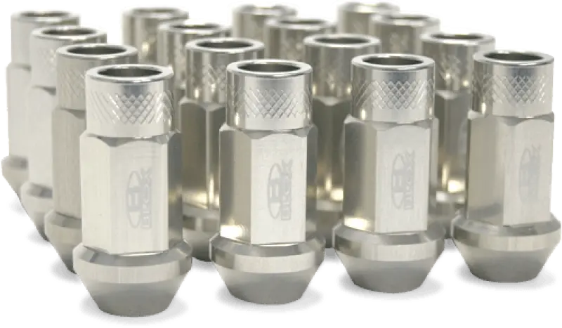 Blox Racing Street Series Forged Lug Nuts - Silver 12X1.5Mm - Set Of 16 - Bxac-00103-Sssi 1