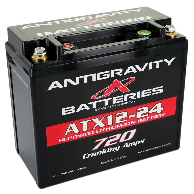 Antigravity Xps V-12 Lithium Battery - Left Side Negative Terminal 720Ca - Ag-Ytx12-24-L 1