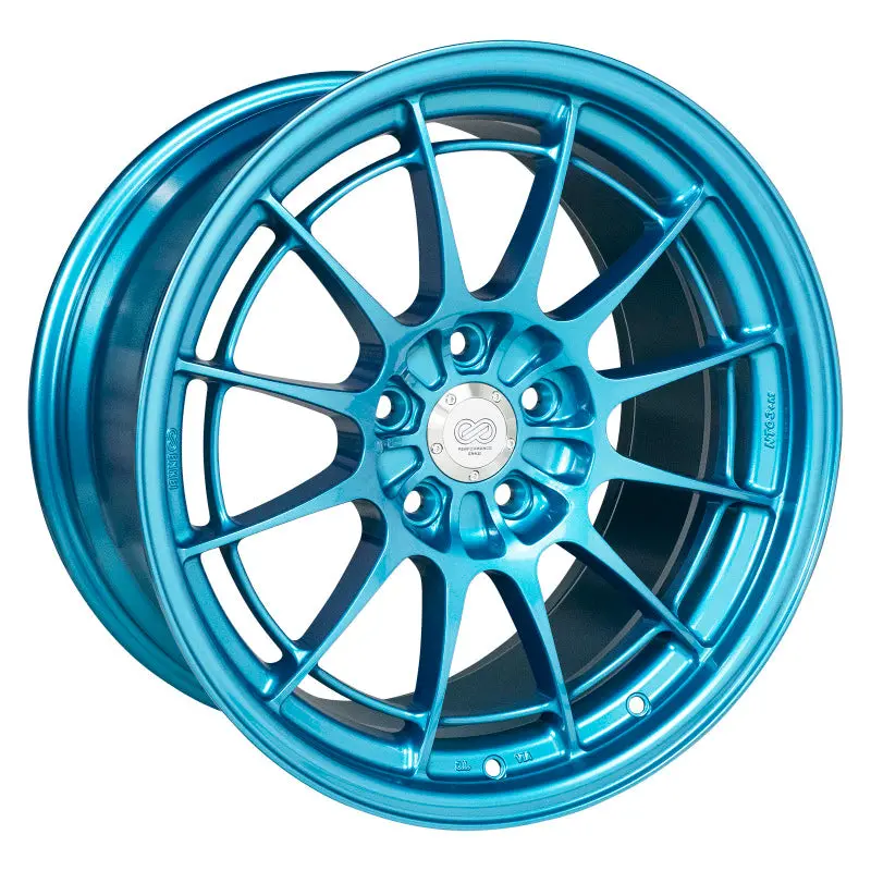 Enkei Nt03+M 18X9.5 5X114.3 40Mm Offset 72.6Mm Bore Emerald Blue Wheel - 3658956540Eb 1