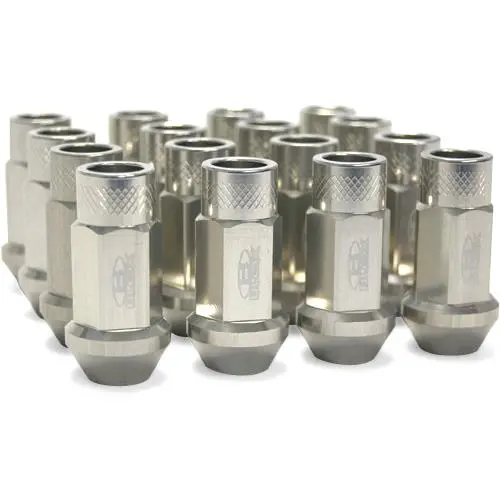 Blox Racing Street Series Forged Lug Nuts - Silver 12X1.5Mm - Set Of 20 - Bxac-00104-Sssi 1