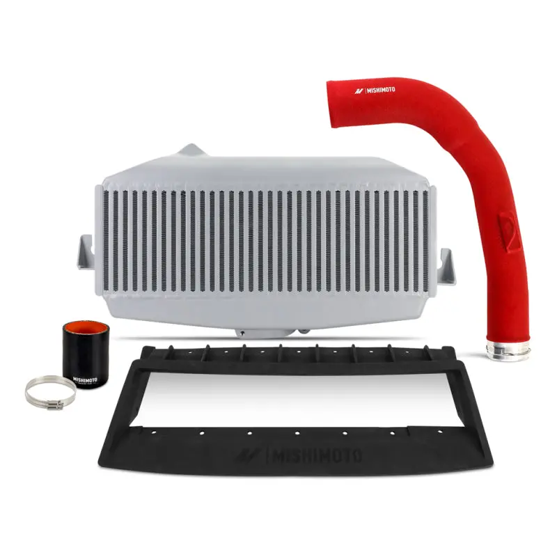 Mishimoto 22+ Wrx Tmic Kit Silver Core Red Pipes - Mmtmic-Wrx-22Kslrd 1