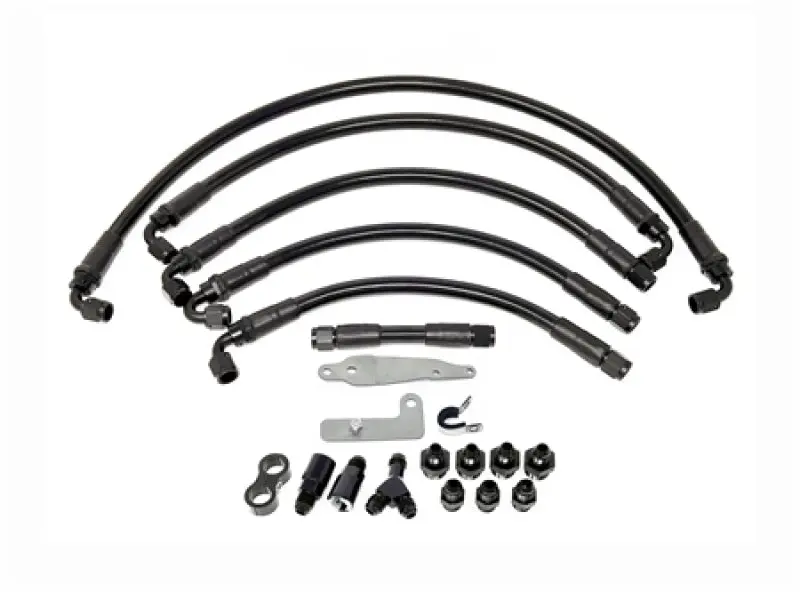 Torque Solution Ptfe Fuel Line Kit For For -6 Aeromotive Fpr - Subaru Wrx Sti 08-21 / Wrx 08-14 - Ts-Su-6Flk-Am-P-08 1