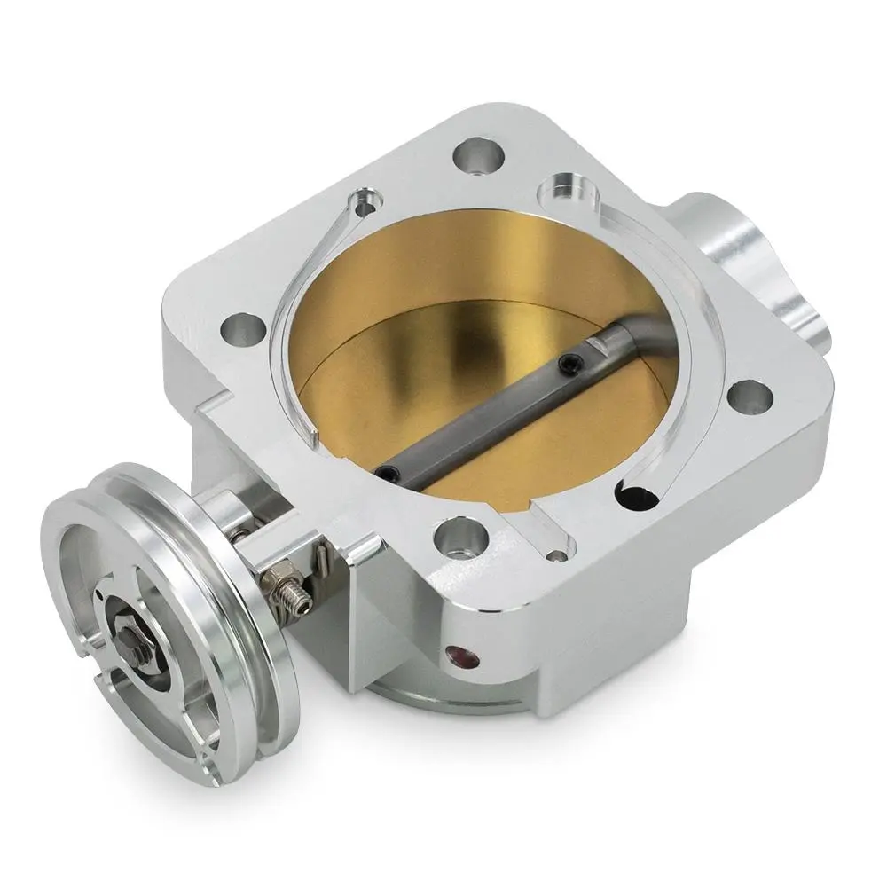 Blox Racing 76Mm Silver Billet Throttle Body V2 - Honda B/D/H/F Series - Bxim-00205-Si-V2 1