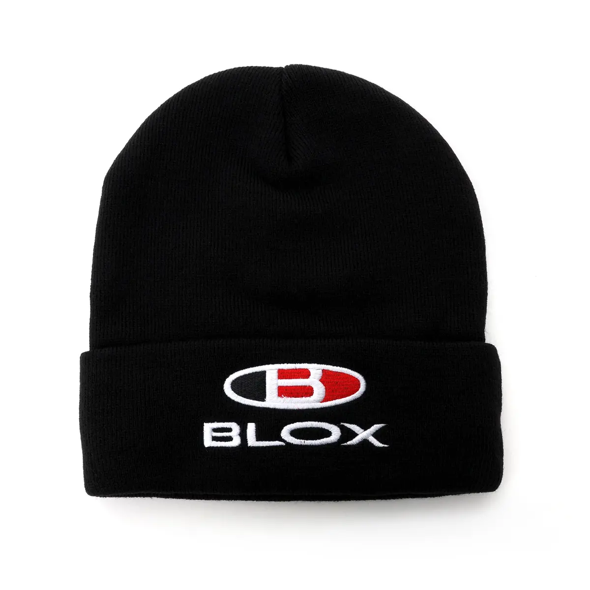 Blox Racing Classic Beanie - Black W/ Stacked Logo - Bxap-00126 1