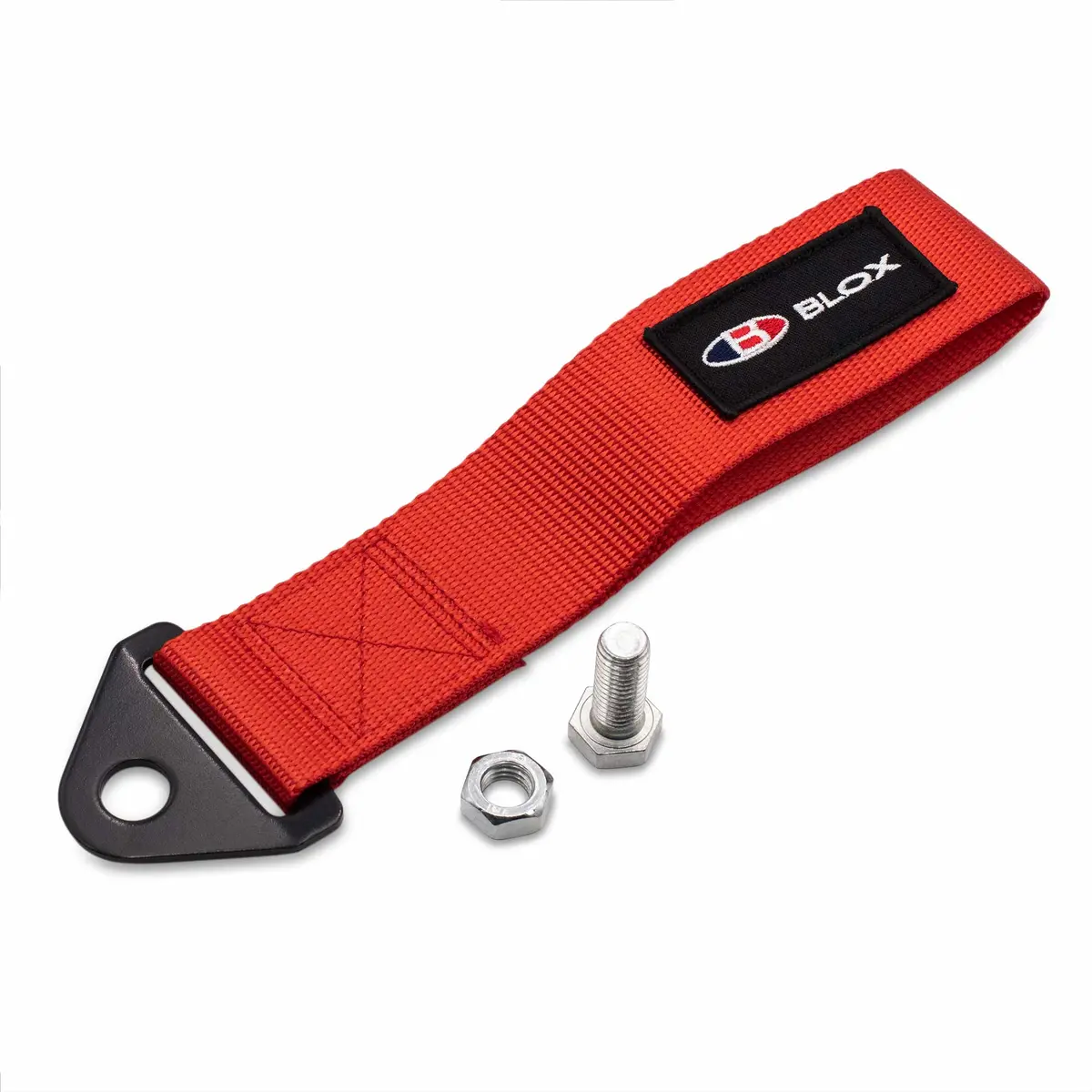 Blox Racing Universal Tow Strap With Blox Logo - Red - Bxap-00034-Rd 1