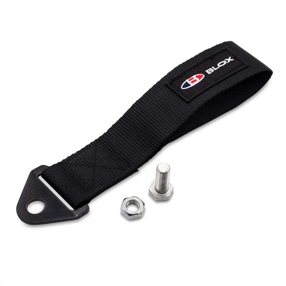 Blox Racing Universal Tow Strap With Blox Logo - Black - Bxap-00034-Bk 1