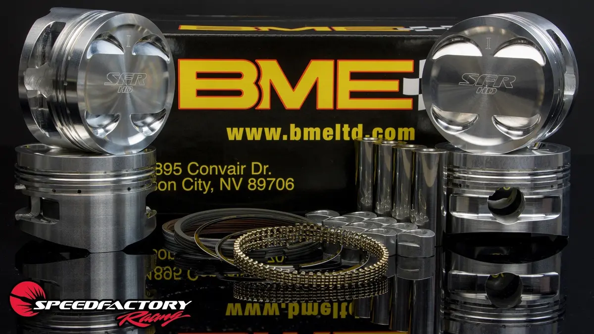 Speedfactory Racing / Bme Honda B-Series Outlaw Pistons - 84.5Mm Bore - 22Mm Pin - Sf-Bme-228450 1