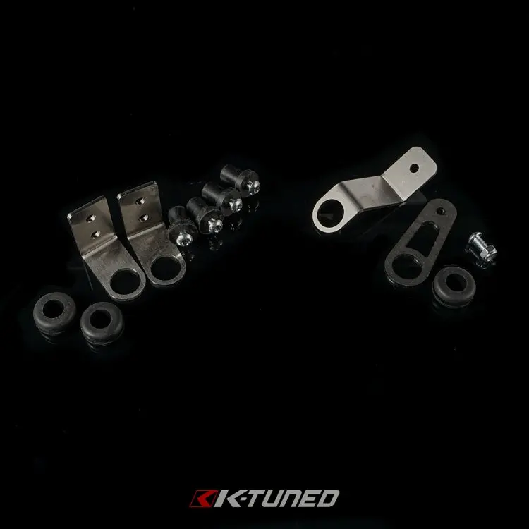 K-Tuned Bolt-On Rad Brackets - Kswap W/ Half Rad - 94-01 Integra, 92-00 Civic, (Eg/Dc2/Ek) - Bor-Hr-Unv 1
