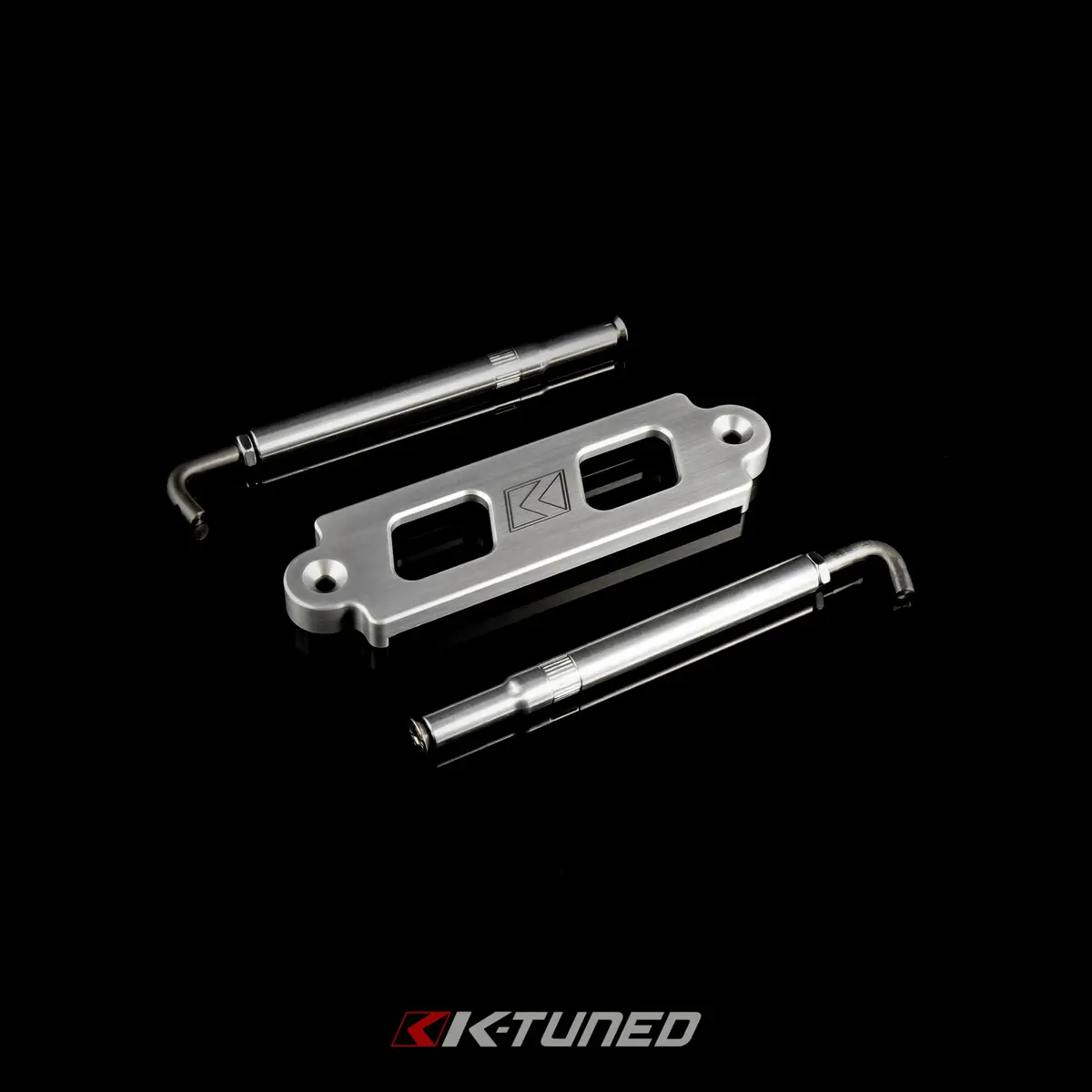 K-Tuned Battery Tie-Down (06+ Civic / 8Th And 9Th Gen) - Silver - Btd-6Up-Sil 1