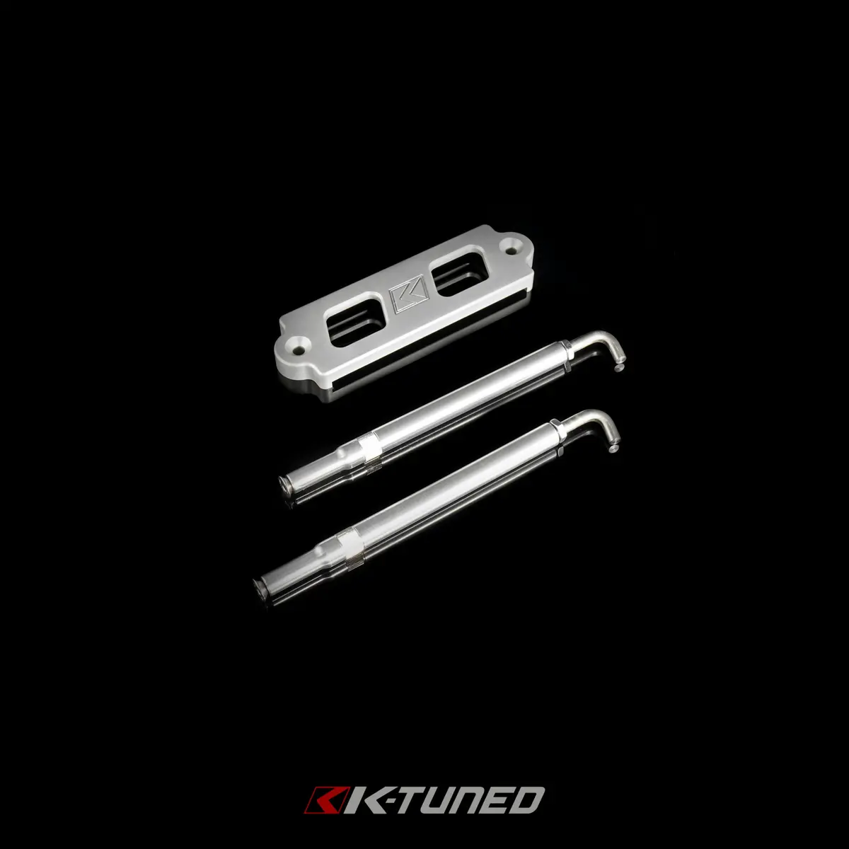 K-Tuned Battery Tie-Down (88-00 Civic / 90-01 Integra) - Silver - Btd-Unv-Sil 1