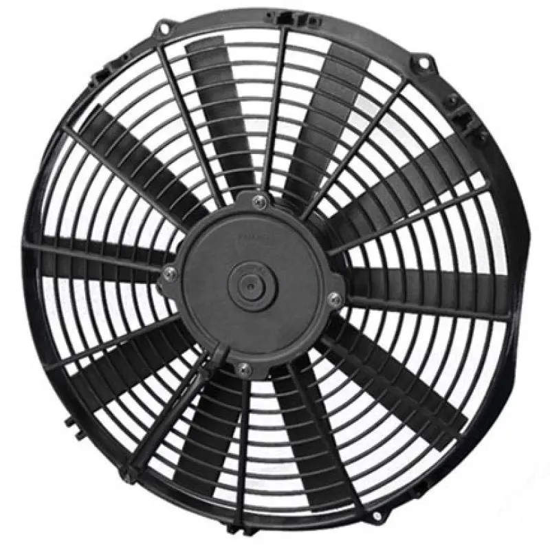 Spal 13.00" Inch Electric Fan Pusher Style Low Profile 1032 Cfm 10 Straight Style Blades - 30100399 1