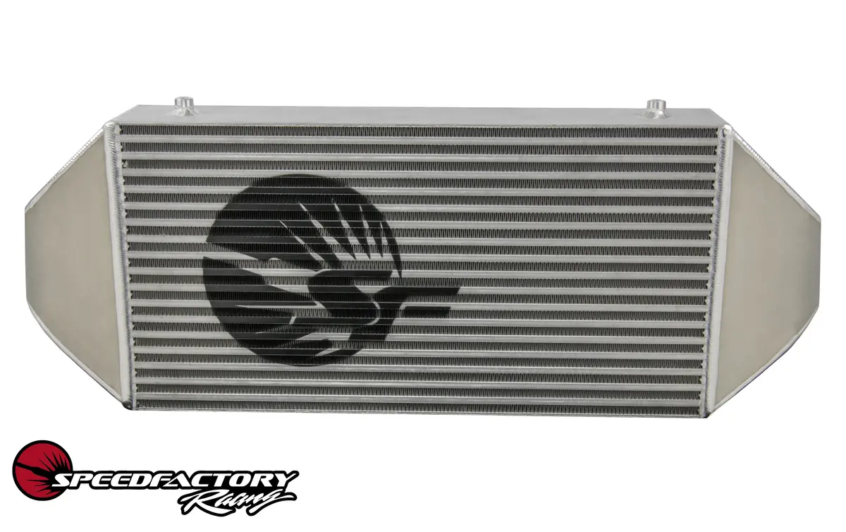 Speedfactory Racing Standard Dual Backdoor Front Mount Intercooler - 3" Inlet / 3" Outlet (600Hp-850Hp) - Sf-06-083 1