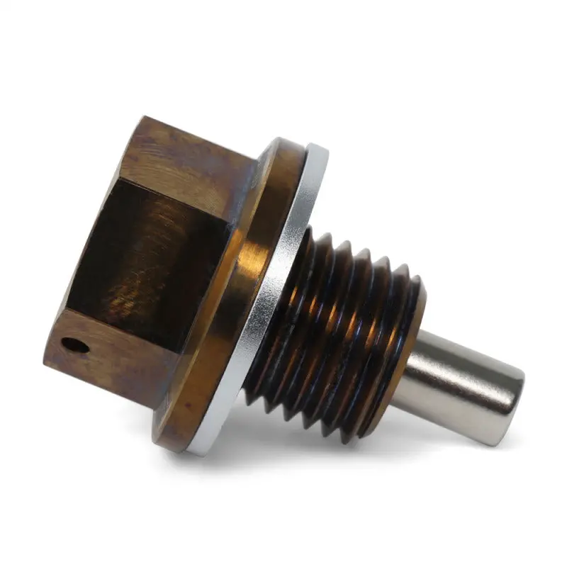Blox Racing Titanium Magnetic Drain Plug For Engine Oil Pan - Honda M14x1.5 - Bxac-00405-Ti 1
