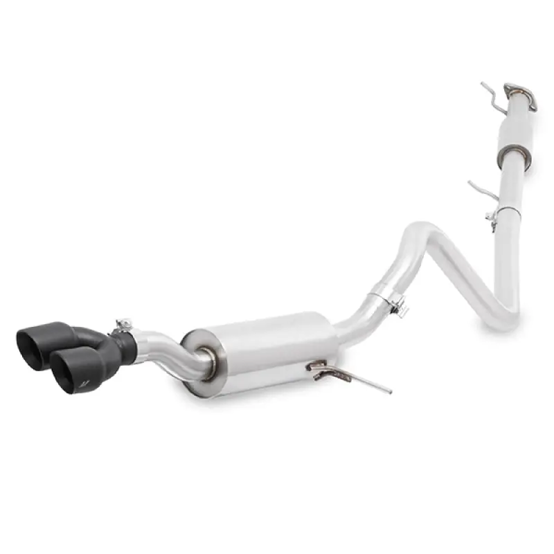 Mishimoto 14-16 Ford Fiesta St 1.6L 2.5In Stainless Steel Resonated Cat-Back Exhaust W/ Black Tips - Mmexh-Fist-14Rbk 1
