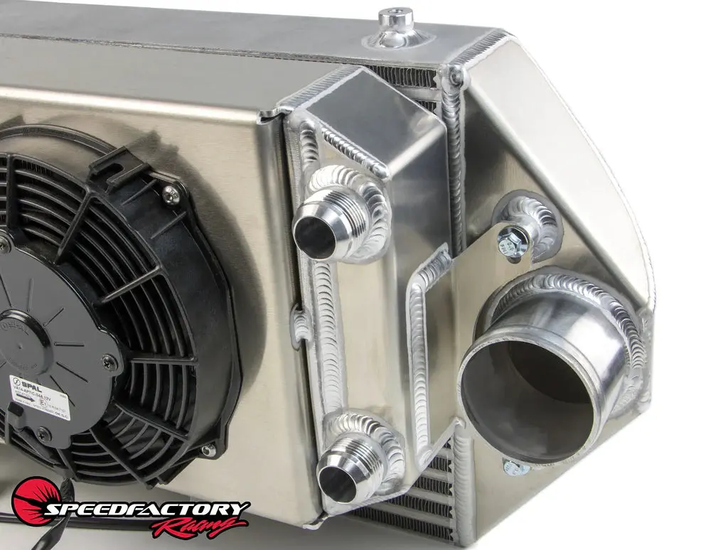 Speedfactory Racing Dual Backdoor Intercooler | Tucked Radiator Combo - Hp 1000Hp - B D F H-Series -16An - Sf-06-100-086-031 2