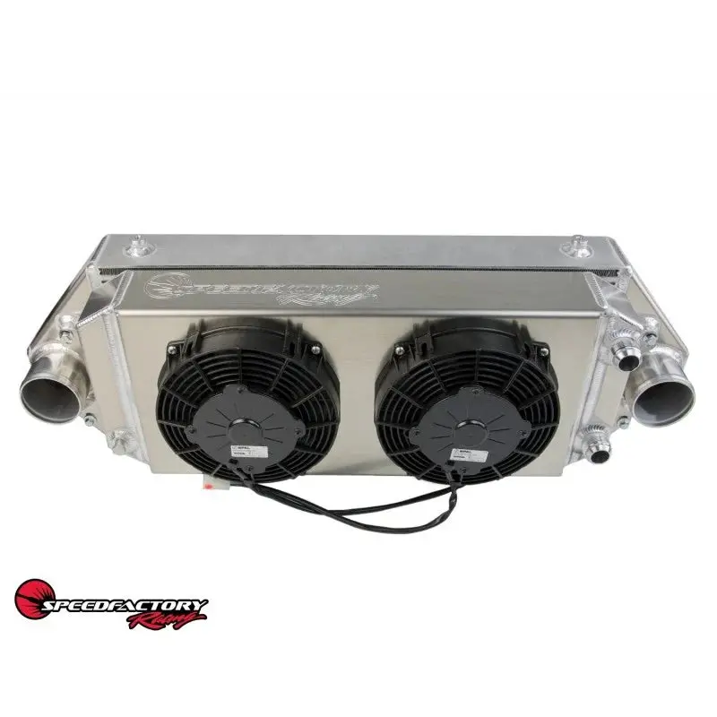 Speedfactory Racing Dual Backdoor Intercooler | Tucked Radiator Combo - Hp 1000Hp - B D F H-Series - 32Mm Hose End - Sf-06-100-086-032 1