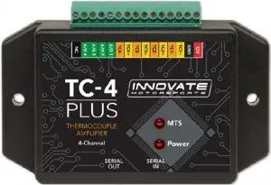 Innovate Motorsports Tc-4 Plus: Thermocouple Amplifier For Mts, 4-Channel W/Analog Outputs - 3915 1