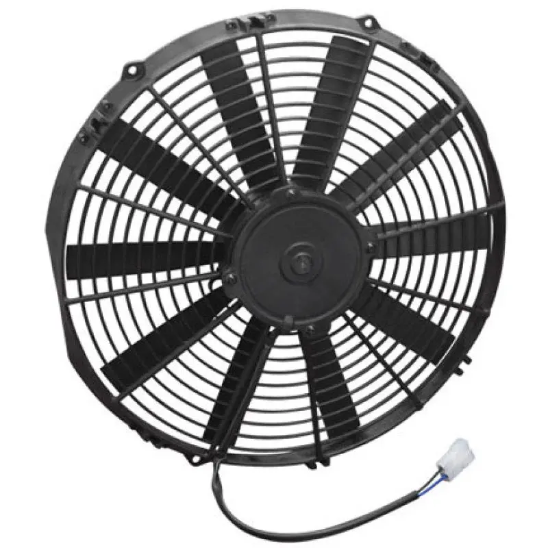 Spal 14.00" Inch Electric Fan Puller Style Medium Profile 1274 Cfm 10 Straight Style Blades - 30101509 1