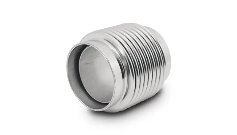 Vibrant 2.02" Id X 3.25" Long 321Ss Electro Polished Motorsport Bellows W/Neck & Liner - 69633 1