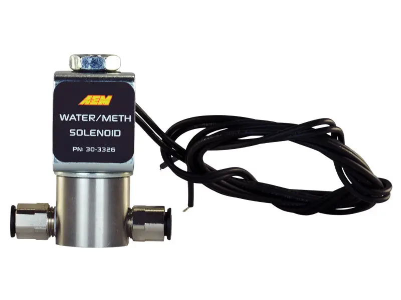 Aem Water/Methanol Injection System - High-Flow Low-Current Wmi Solenoid - 200Psi 1/8In-27Npt In/Out - 30-3326 1
