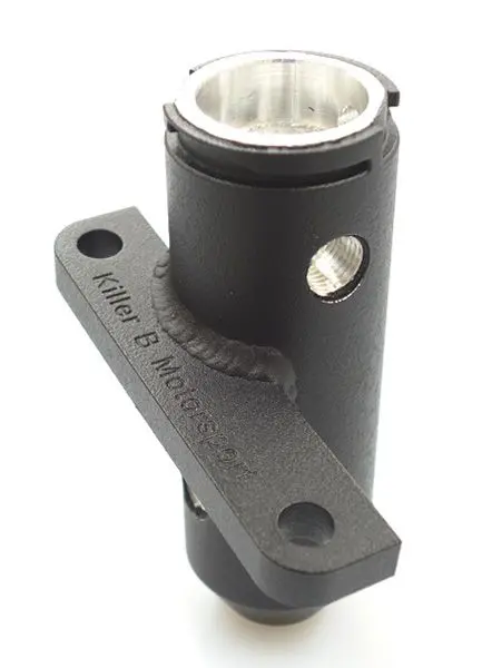 Killer B Upper (Turbo) Coolant Reservoir V2 W/ Barbed Fittings For 2003-2014 Wrx/Sti - Black - Utcrv2ba-B 1