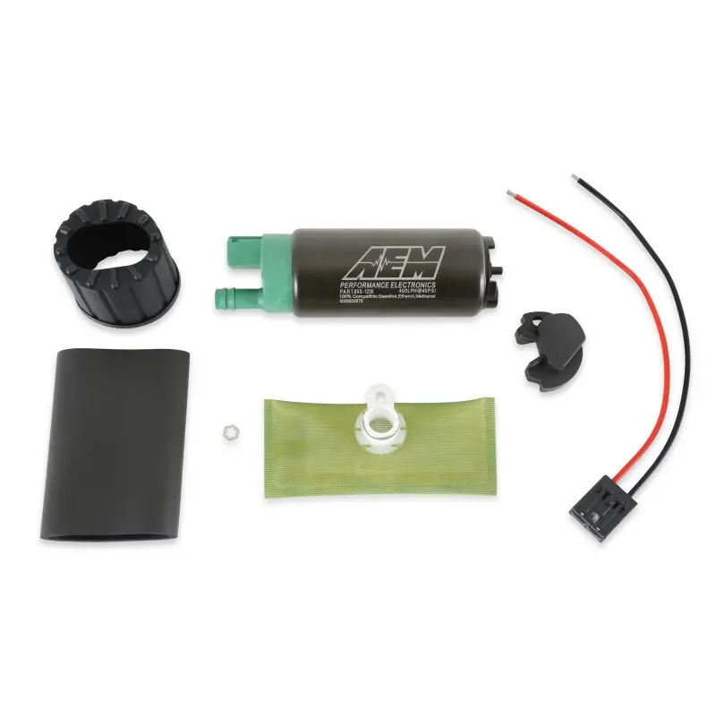 Aem 400 Lph High Flow In-Tank Fuel Pump Kit - Double Barb 3/8" - 50-1230 1