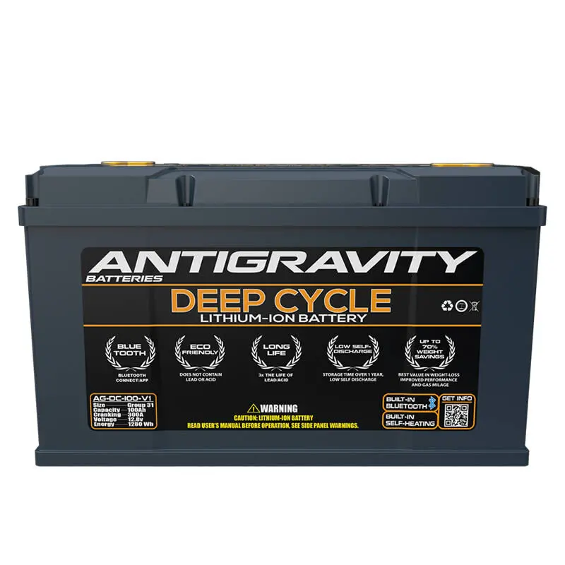 Antigravity Dc-100-V1 Lithium Deep Cycle Battery - Ag-Dc-100-V1 1