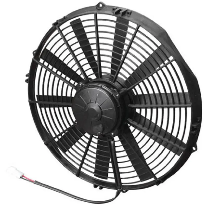 Spal 14.00" Inch Electric Fan Pusher Style High Performance 1652 Cfm 10 Straight Style Blades - 30102055 1