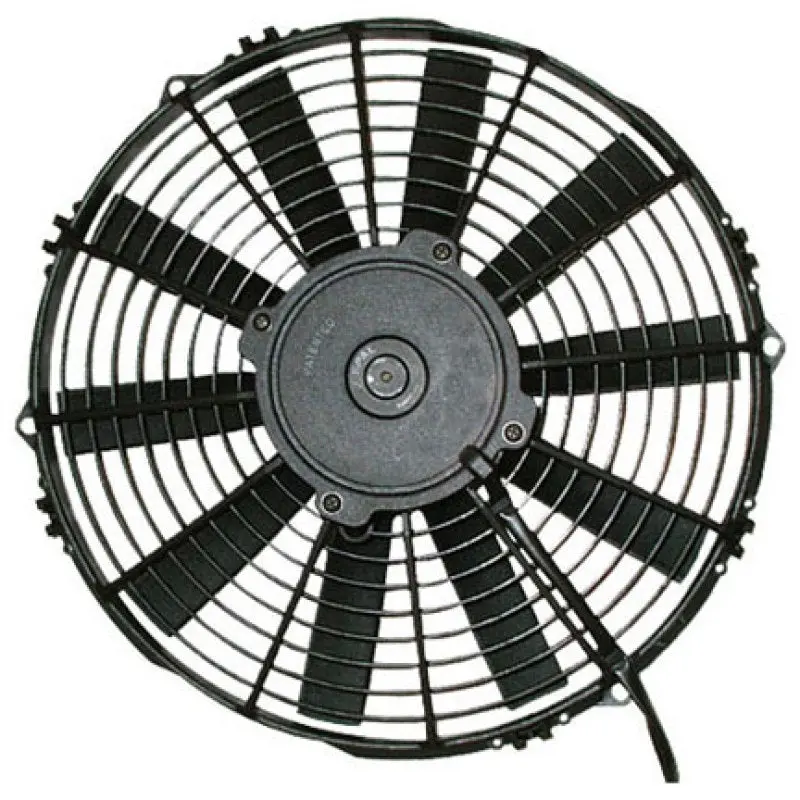 Spal 13.00" Electric Fan Puller Style Medium Profile 962Cfm 10 Blade Straight Style Blade - 30101507 1